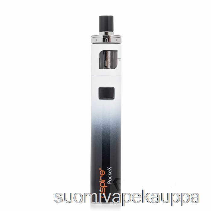 Vape Nesteet Aspire Pockex Aio Aloituspakkaus [anni] Musta/valkoinen Gradientti